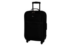 Go Explore Small 4 Wheel Soft Suitcase - Black